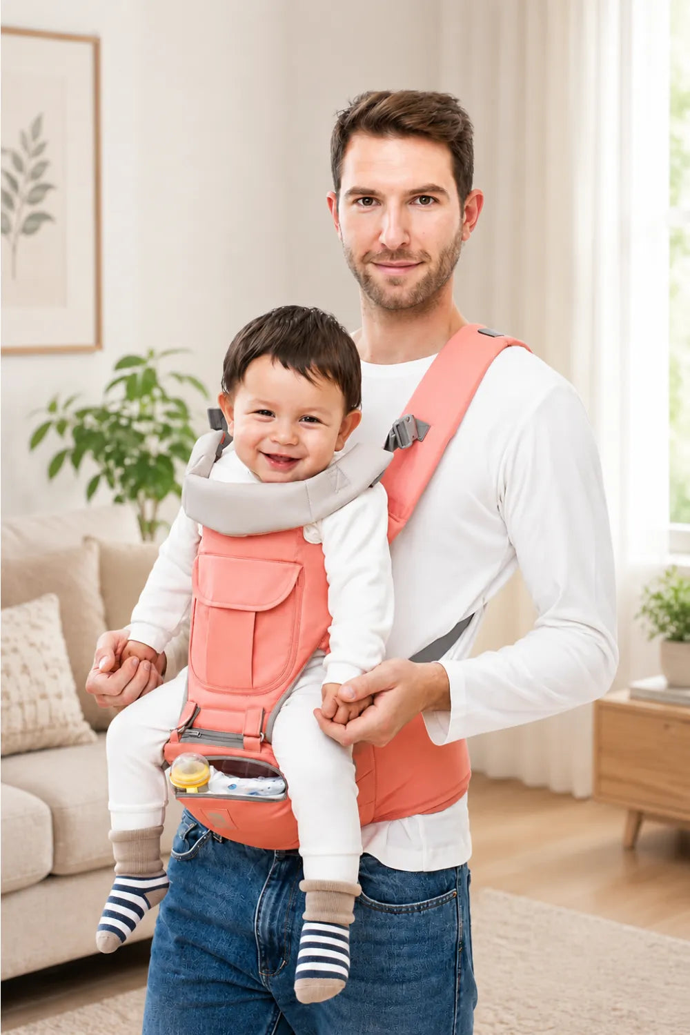 Aiebao Four Season Hipseat Baby Carrier 0-36M