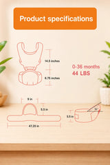 Aiebao Four Season Hipseat Baby Carrier 0-36M