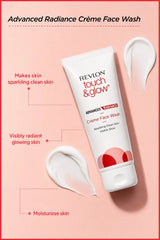 Revlon Touch & Glow Advanced Radiance Crème Face Wash - 100ml
