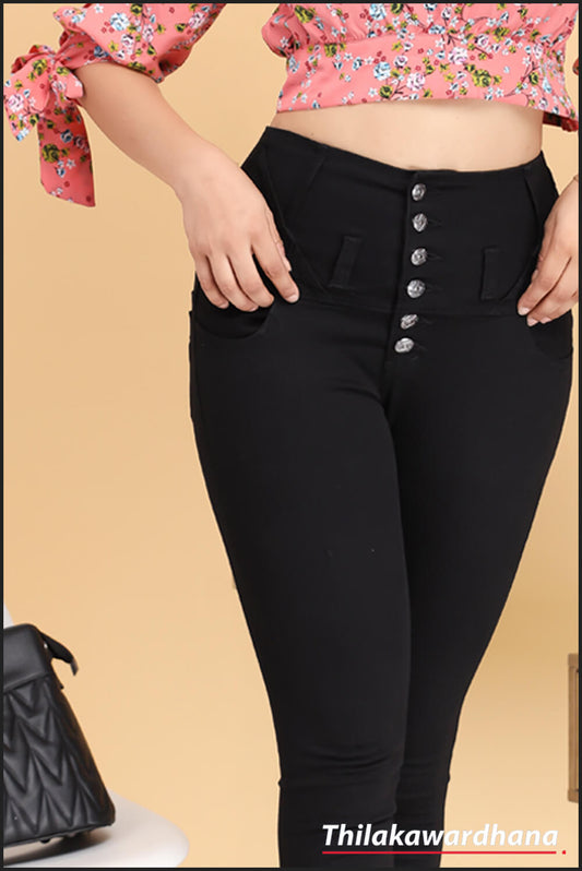 TW10467.2High-Waist-Black-Jean-Thilakawardhana-Sri-Lanka