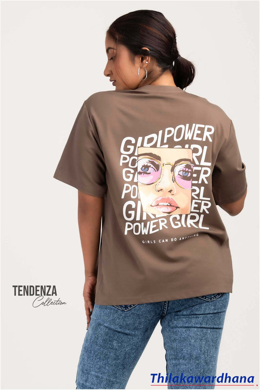 Clique Girl Power Premium Oversized T Shirt