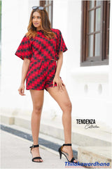 Tendenza Plaid Co Ord 2pcs Dress Set