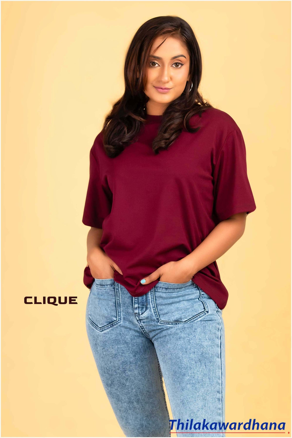 Clique Girl Power Premium Oversized T Shirt