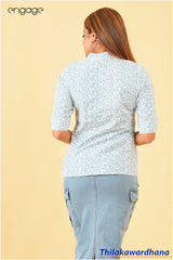 Engage Button Detailed Printed Top