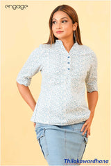 Engage Button Detailed Printed Top