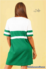 Bella Sporty Striped Shift Dress