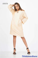 Aura Long Sleeve Shift Dress