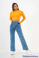 High Waist Mom Jean