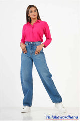 High Waist Relaxed Fit Mom Jean