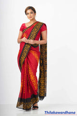 Printed Batik Saree