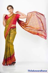 Printed Batik Saree