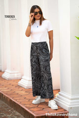 Tendenza High Waist Wide Leg Pant