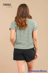 Tendenza Button down Flap Pocket Top