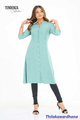 Tendenza 3/4 Sleeve Long Kurthi Top