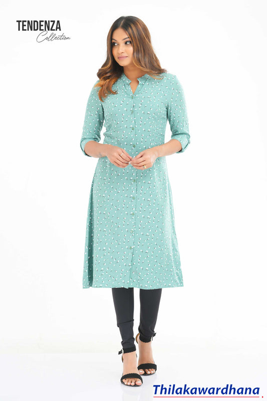 Tendenza 3/4 Sleeve Long Kurthi Top