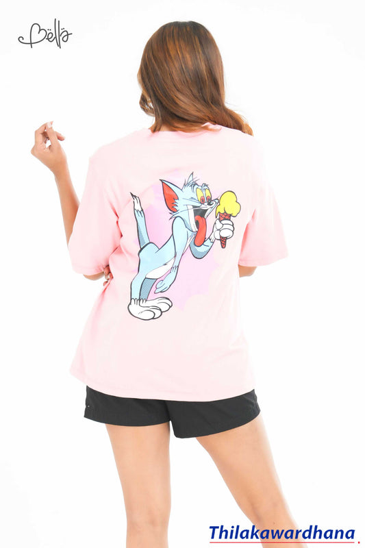 Bella Graphic Printed Oversized T Shirt