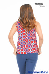 Tendenza Printed Sleeveless Top