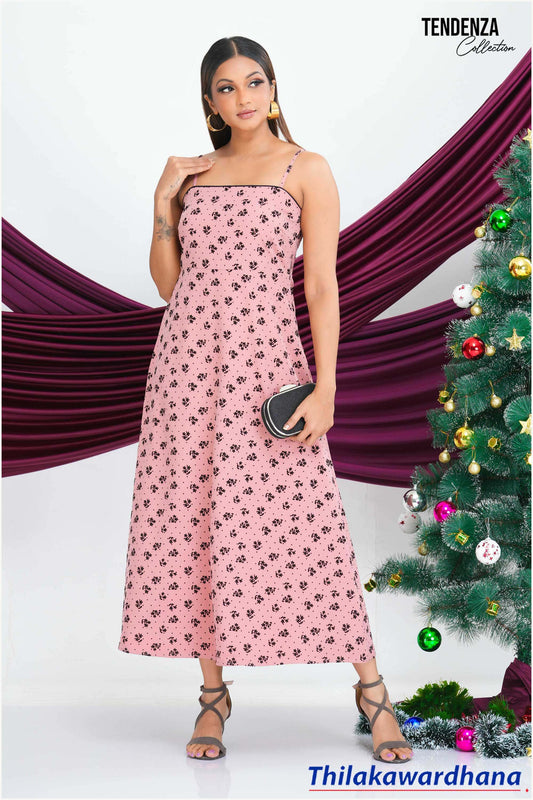 Tendenza Floral Aline Strappy Maxi Dress