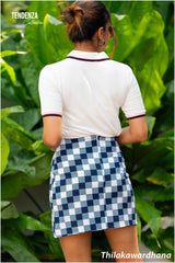 Tendenza Gingham Mini Skirt