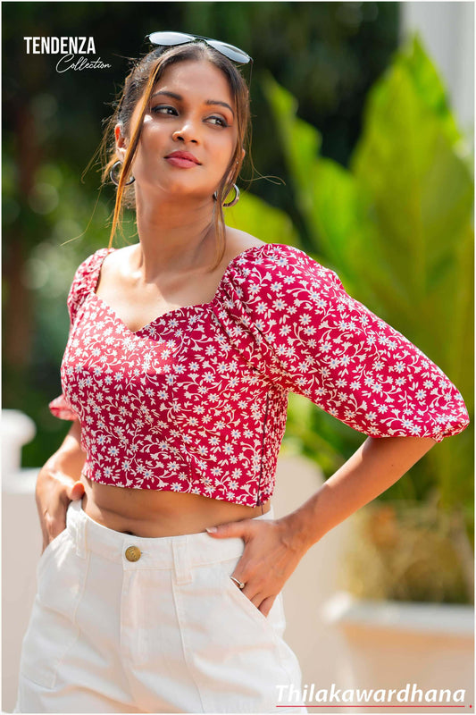 Tendenza Floral Crop Top