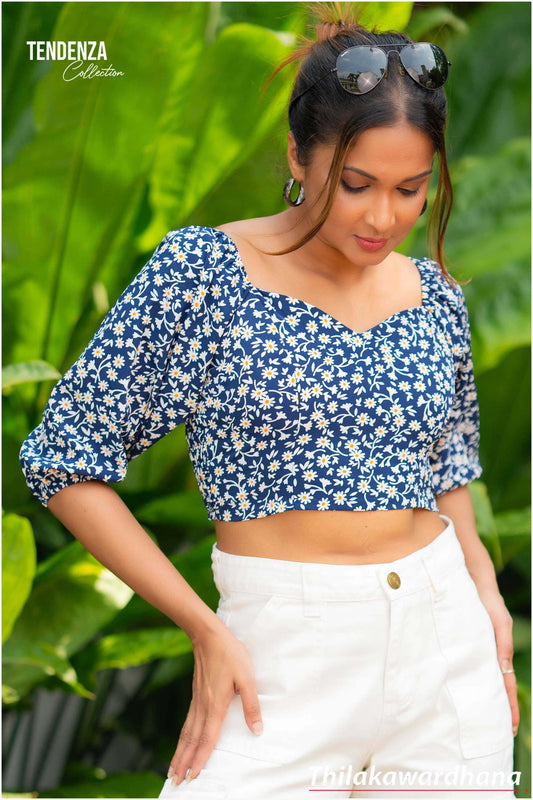 Tendenza Floral Crop Top