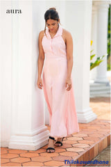 Aura Sleeveless Waist Belted Maxi Dress