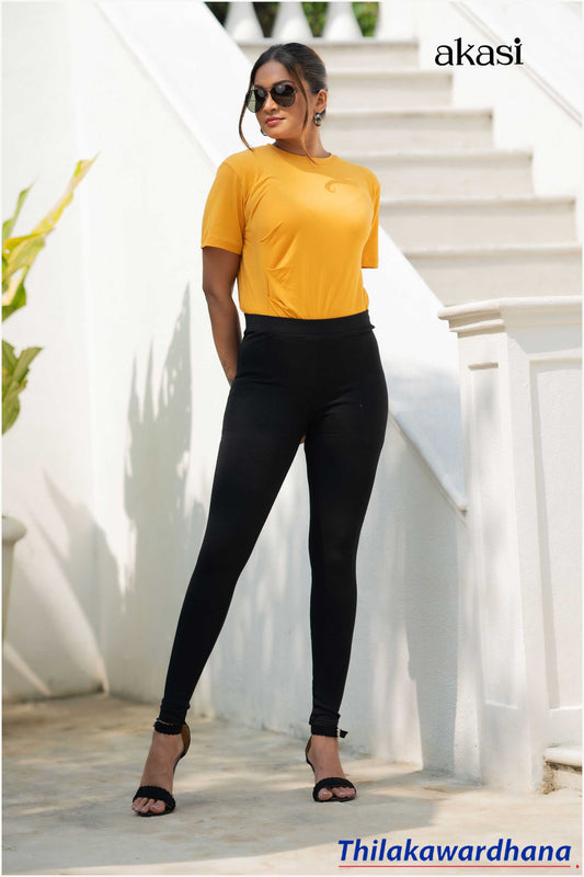 High Waist Legging Pant - Free Size