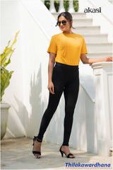 High Waist Legging Pant - Free Size