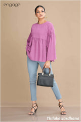 Engage Lavender Grace Tunic Top