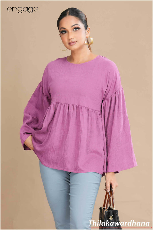 Engage Lavender Grace Tunic Top