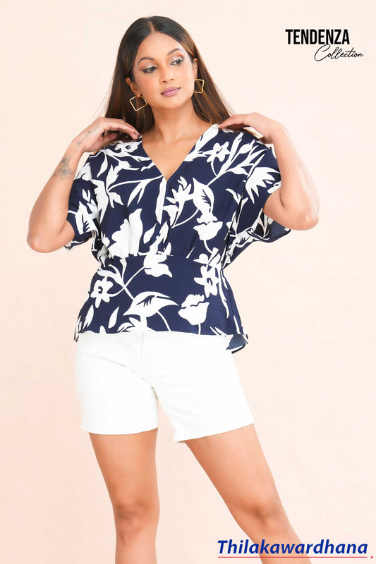 Tendenza Printed Carey Top