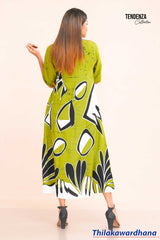 Tendenza Printed Shift Midi Dress