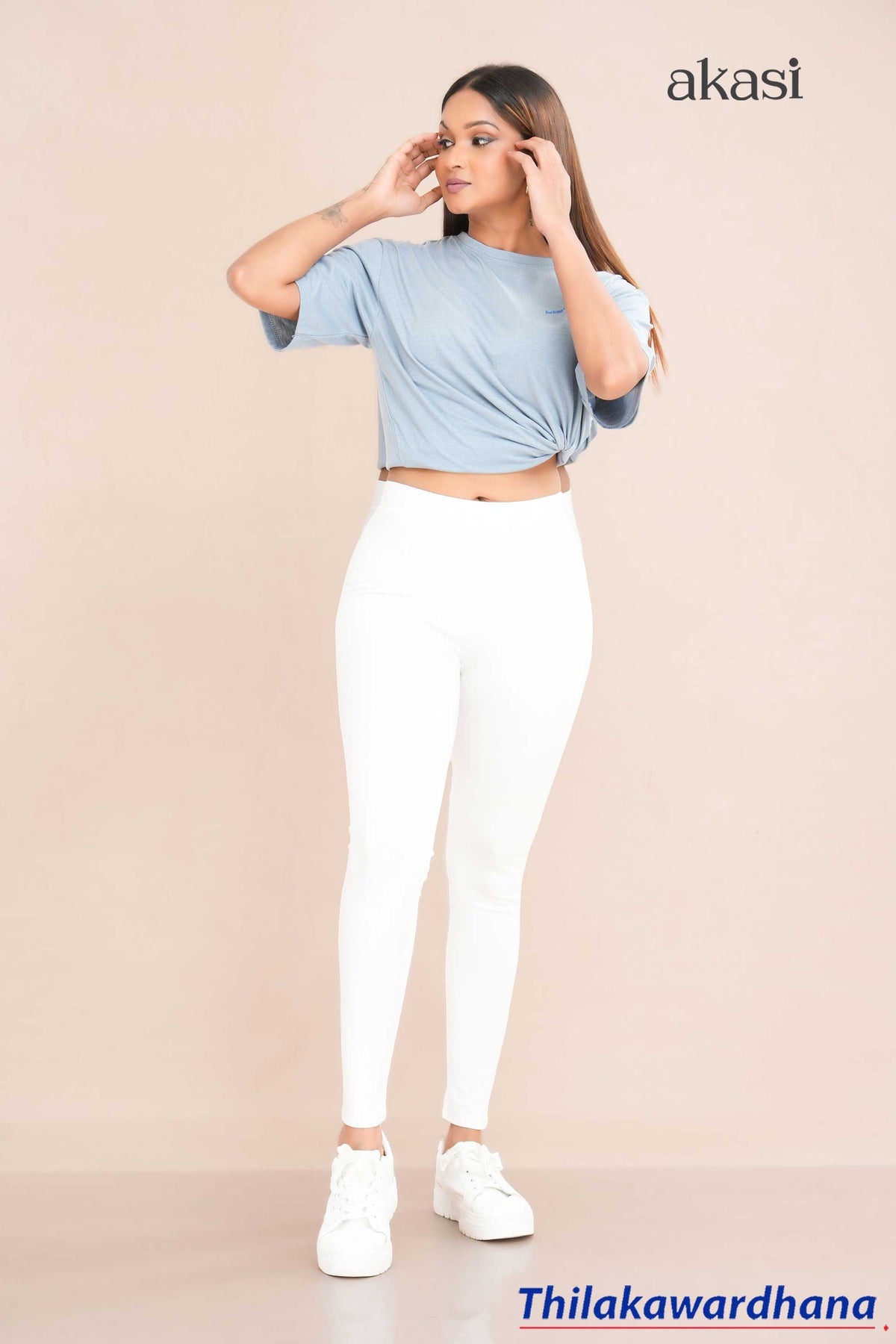 High Waist Legging Pant - Free Size