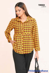 Tendenza Long Sleeve Printed Shirt