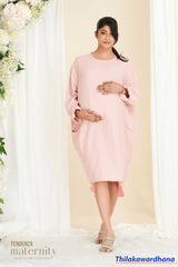 Tendenza Fall Pocket Loose Maternity Dress