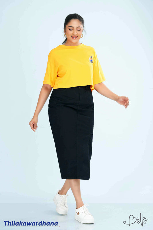 Akasi High Waist Chino Skirt