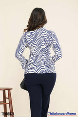 Tendenza Long Sleeve Printed Top