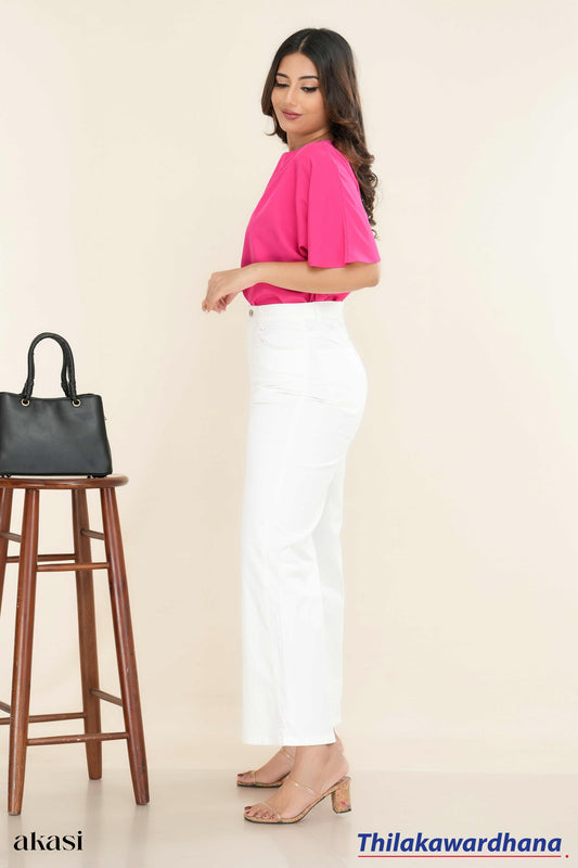 Akasi High Waist Denim Pant