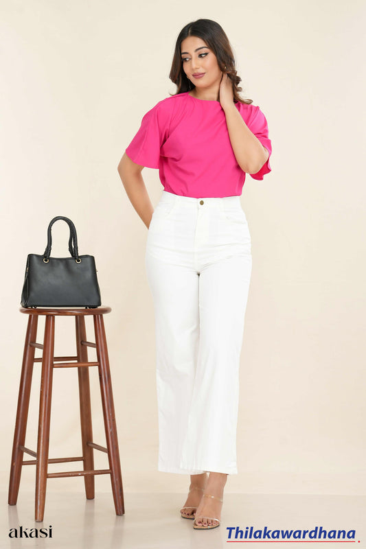 Akasi High Waist Denim Pant