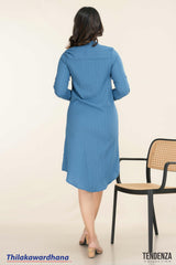 Tendenza Long Sleeve Shirt Dress