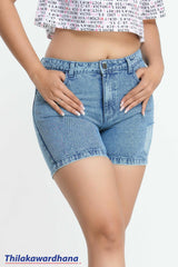 Ripped Denim Short