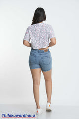 Ripped Denim Short