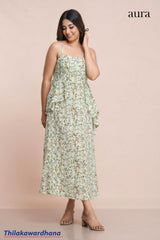 Aura Spring Essence Ruffled Dress