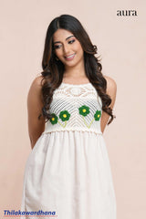 Aura Floral Crochet Summer Dress
