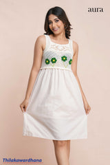 Aura Floral Crochet Summer Dress
