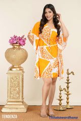 Tendenza Monochrome Muse Kaftan Dress