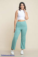 Akasi Textured High Waist Pant