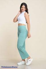 Akasi Textured High Waist Pant