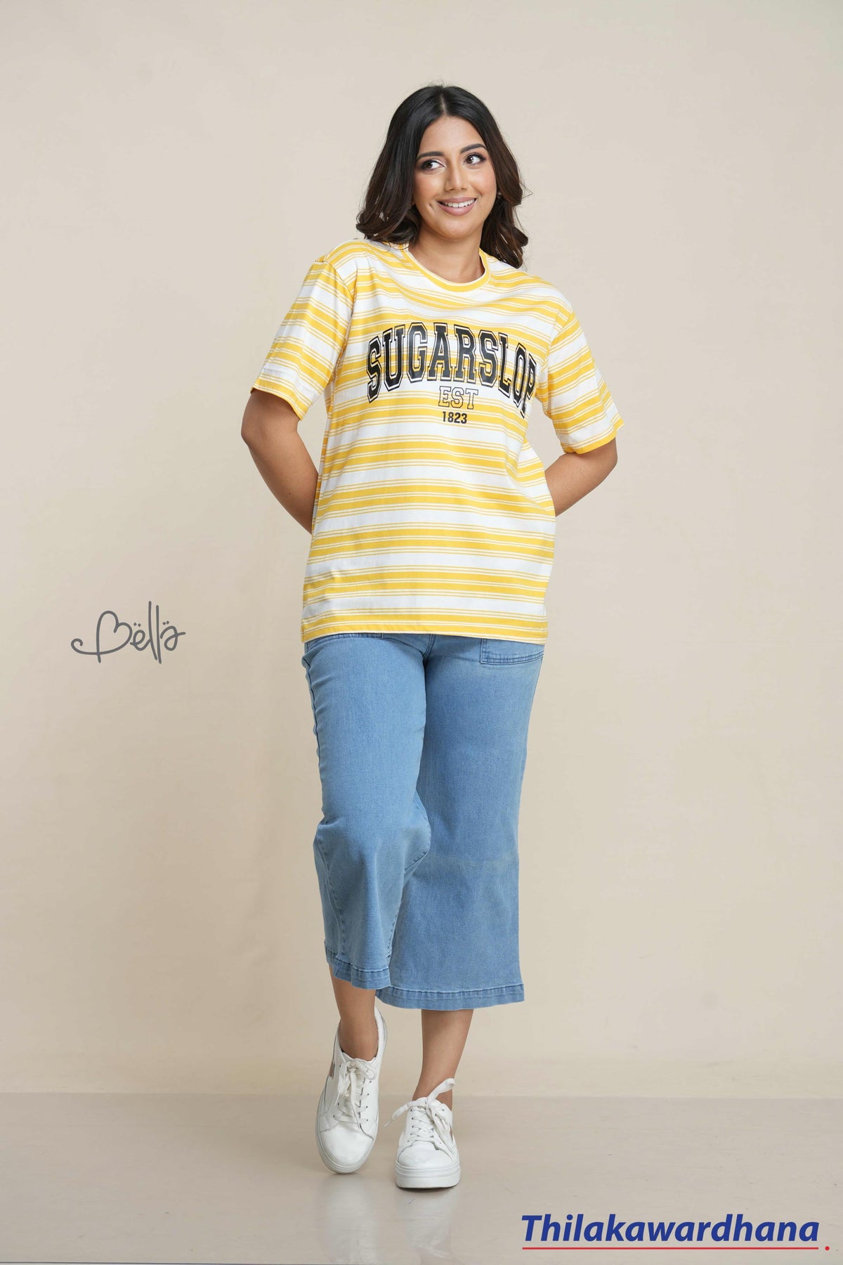 Bella Oversized Printed T Shirt