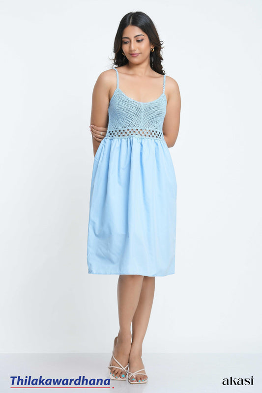 Aura Crochet Strappy Dress